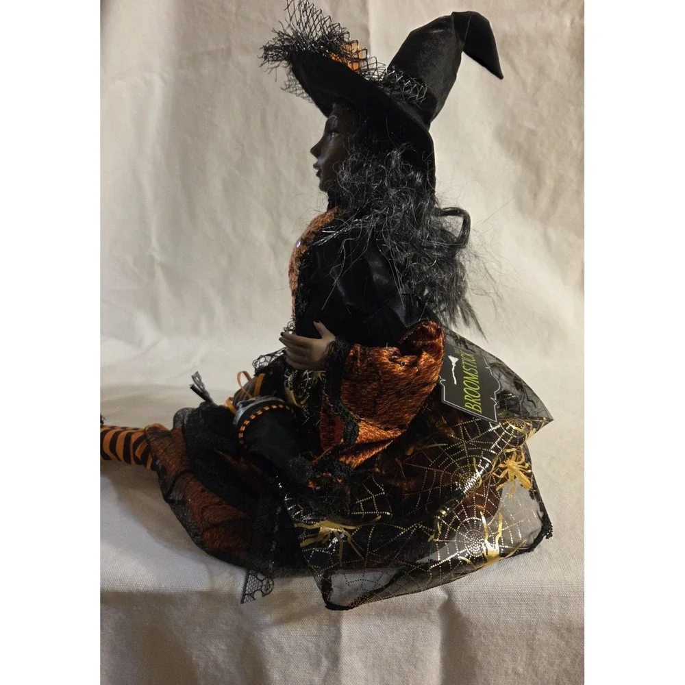 Broomstick Blvd Halloween Witch Doll 30